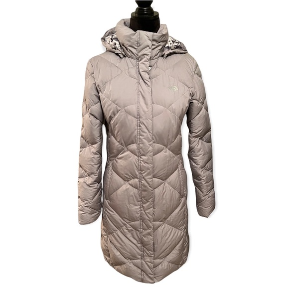 Grey North Face Parka